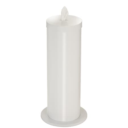 Glaro Gym Wipe Dispenser/Storage, White F1027-WH
