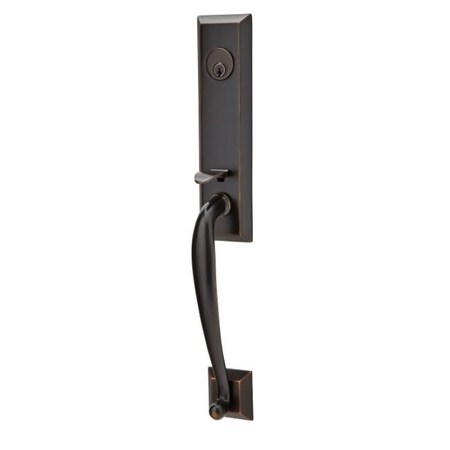 Emtek Oil Rubbed Bronze Handleset F133351BDUS10BLH212 F133351BDUS10BLH212