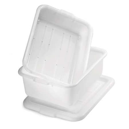 Tablecraft Freezer Storage Box, Wht, Hdpe, 21"X16"X7" F1537