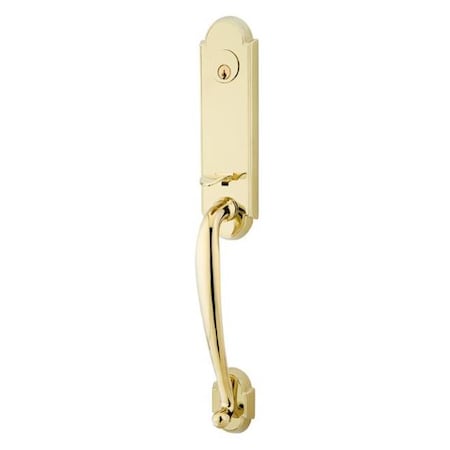 Emtek Lifetime Brass Handleset F203343RBLPVDLH212 F203343RBLPVDLH212