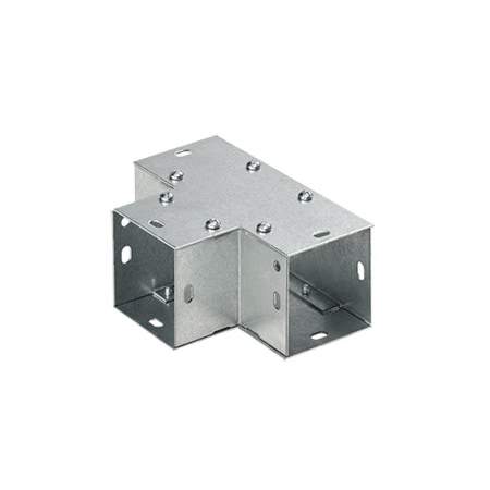 Nvent Hoffman Galvanized 90-Degree Flush Tee, 6.00x6.00, Steel F66GTGV