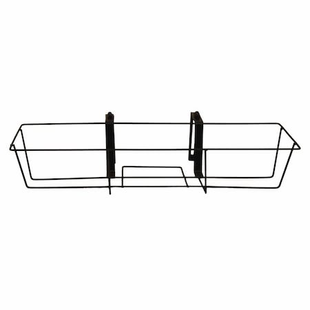 Cobraco Flower Box Holder, Adj. Brackets, 24", Blk F2426-B
