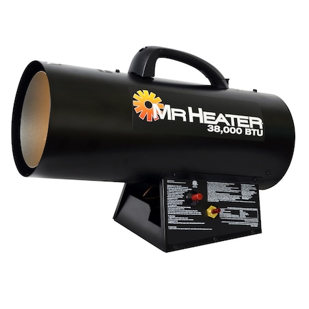 Mr. Heater Forced Air Propane Heater with QBT, 38, 00 MH38QFA