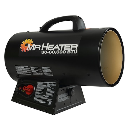 Mr. Heater Forced Air Propane Heater with QBT, 30, 00, LP, 30000 BtuH MH60QFAV