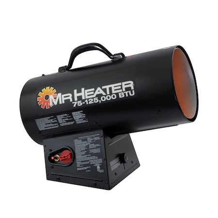 Mr. Heater Forced Air Propane Heater with QBT, 75, 00 MH125QFAV