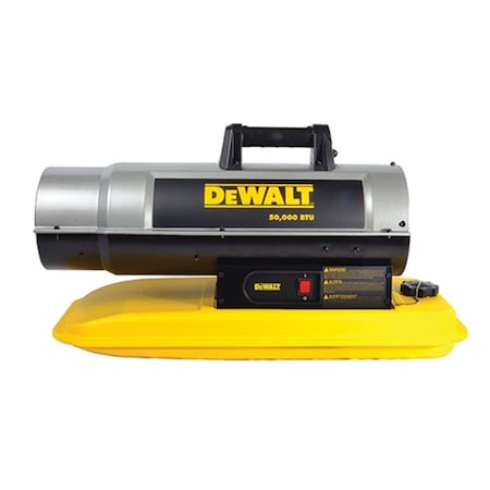 Dewalt Forced Air Heater, Kerosene, 50000 BtuH DXH50K