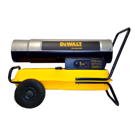 Dewalt Forced Air Heater, Kerosene, 185000 BtuH DXH185KT