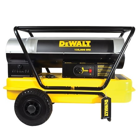 Dewalt Forced Air Heater, Heavy Duty, Kerosene DXH135HD