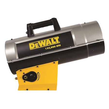 Dewalt Forced Air Propane Heater, 85,000-125,000 DXH125FAV