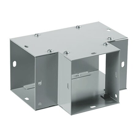 Nvent Hoffman Flush Tee, 12.00x12.00, Gray, Steel 90-Degree F1212GT