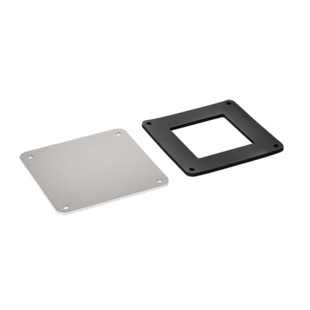 Nvent Hoffman Closure Plate, 6.00x6.00, Epoxy, Steel F66WPFG