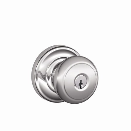 Schlage Andover Knobover Rose Keyed Entry C KWY F51AAND625AND