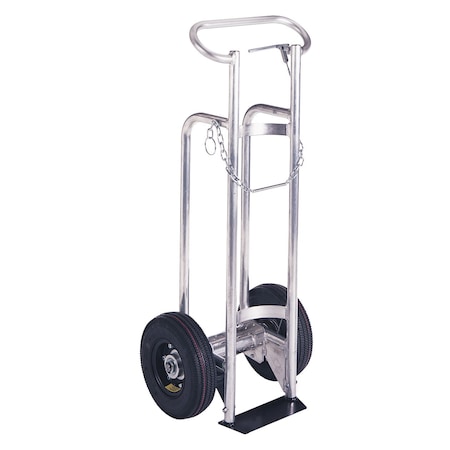 Valley Craft Cylinder Hand Truck, Double, Hand Brake F81238A9