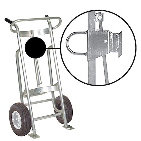 Valley Craft Two Wheel Drum Hand Truck, Aluminum F81500A0F