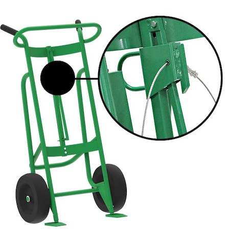 Valley Craft Two Wheel Drum Hand Truck, Steel F81600A9C