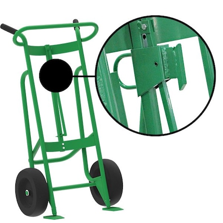 Valley Craft Two Wheel Drum Hand Truck, Steel F81600A9F
