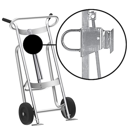 Valley Craft Two Wheel Drum Hand Truck, Aluminum F81770A3F