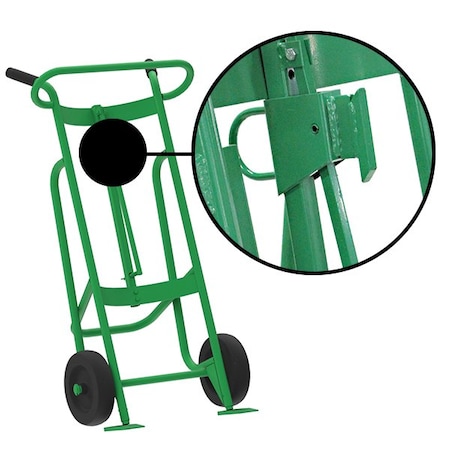 Valley Craft Two Wheel Drum Hand Truck, Steel F81895A3F