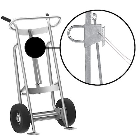 Valley Craft Two Wheel Drum Hand Truck, Aluminum F81925A7C