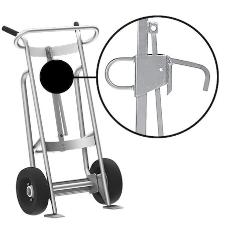 Valley Craft Two Wheel Drum Hand Truck, Aluminum F81925A7L