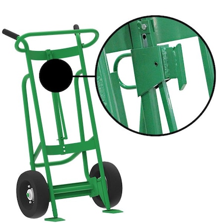 Valley Craft Two Wheel Drum Hand Truck, Steel F82025A4F