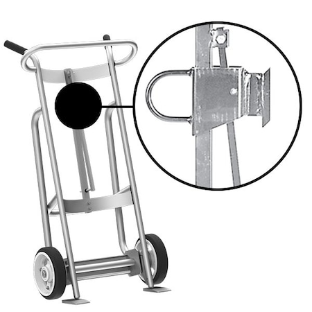 Valley Craft Two Wheel Drum Hand Truck, Aluminum F82050A2F