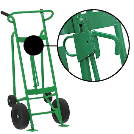 Valley Craft Two Wheel Drum Hand Truck, Steel F82375A0L