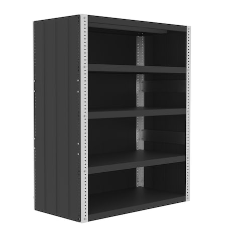 Valley Craft Preconfigured Enclosed Shelving Kit, 48"W F82431A2