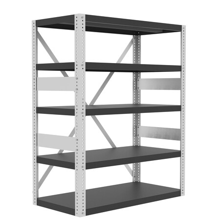 Valley Craft Preconfigured Open Shelving Kit, 48"Wx24 F82435A8