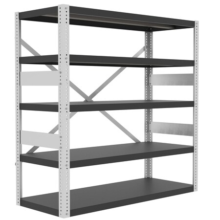 Valley Craft Preconfigured Open Shelving Kit, 60"Wx24 F82436A7