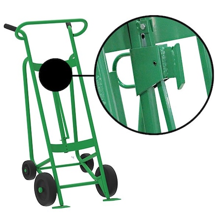Valley Craft Two Wheel Drum Hand Truck, Steel F82845A2F