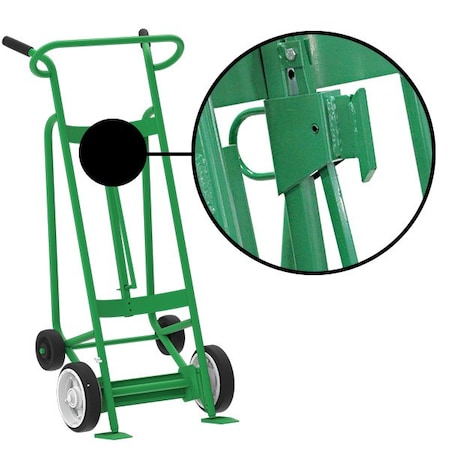 Valley Craft Two Wheel Drum Hand Truck, Steel F82895A1F