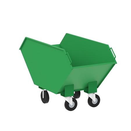 Valley Craft Four-Wheel Dual Taper Chip Truck, Assembled/Unassembled: Assembled F85142A5