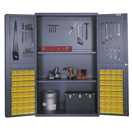 Valley Craft Multi-Use Utility Cabinet, 48"Wx24"Dx78"H F85880A5