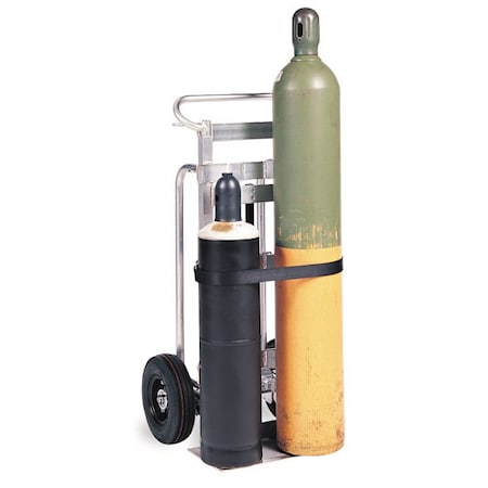 Valley Craft Double Cylinder Hand Truck, Aluminum Fra F86070A9