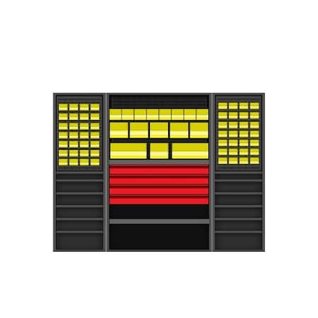 Valley Craft Utility Drawer Cabinet, 48"Wx24"Dx72"H, 1 F88128A1