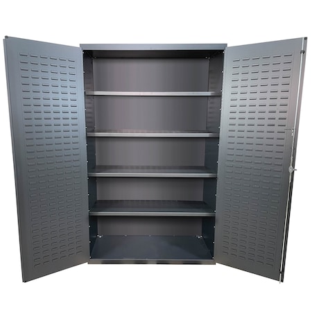 Valley Craft Binand Shelf Cabinet, 48 in W x 78 in H F89121