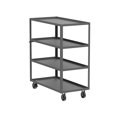 Valley Craft Utility Cart, Steel, 3600 lb Load Capacity, 53 in L, 24 in W F89170GYPH