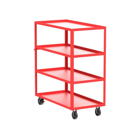 Valley Craft Utility Cart, Steel, 3600 lb Load Capacity, 53 in L, 24 in W F89170RDPH