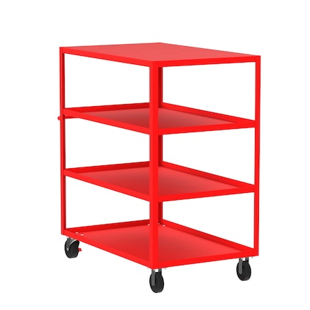 Valley Craft Utility Cart, Steel, 3600 lb Load Capacity, 53 in L, 30 in W F89246RDPH