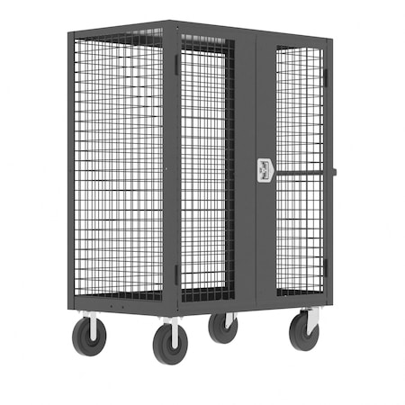Valley Craft Security Cart, 48X30", Gray F89483VCGY