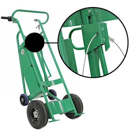 Valley Craft Powered Hand Truck, 800 lb, w/Pneumatic Wh F89484C