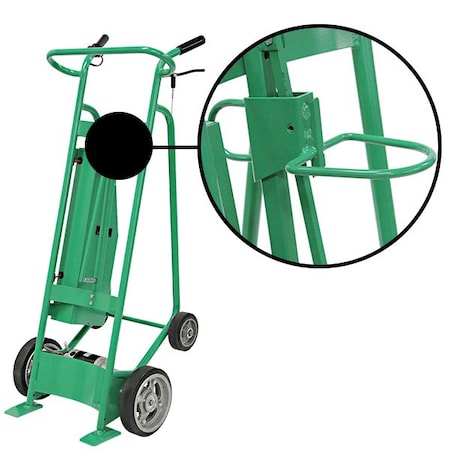 Valley Craft Powered Hand Truck, 800 lb, w/Solid Rubber F89503P