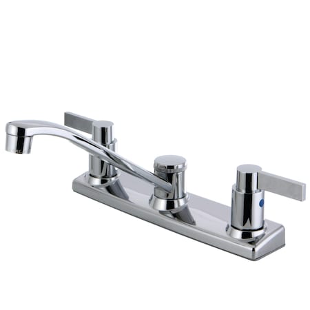 Nuvofusion Kitchen Faucet, Manual, 8" Mount, 2 Hole FB2121NDL