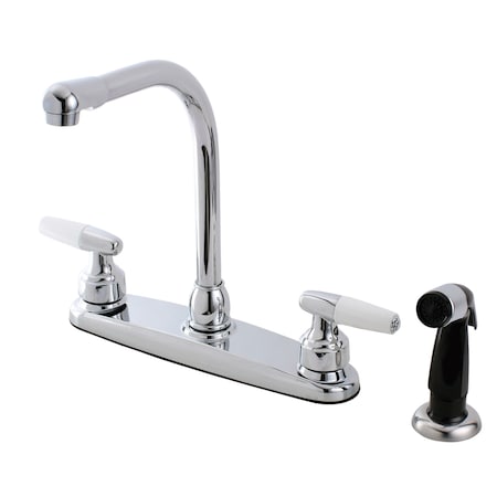 Americana Kitchen Faucet, Manual, 8" Mount, 4 Hole FB751
