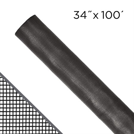 Adfors Fiberglass Charcoal, 34" x 100FT FCS8631-M