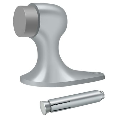 Deltana Floor Door Bumper 2-1/8" Satin Chrome FDB218U26D