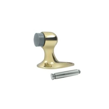 Deltana Floor Door Bumper 2-1/8" Unlacquered Bright Brass FDB218U3-UNL