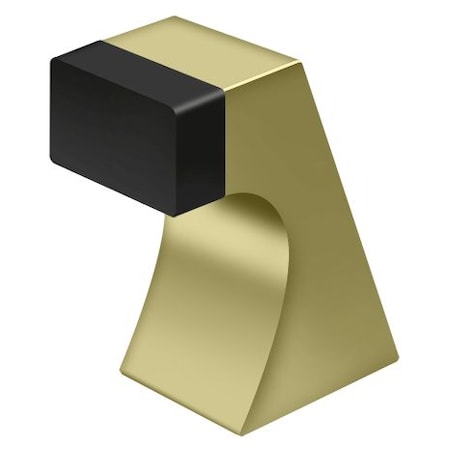 Deltana Contemporary Floor Door Bumper Unlacquered Bright Brass 2.5" FDB250U3-UNL