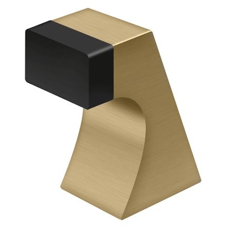 Deltana Contemporary Floor Door Bumper Satin Brass 2.5" FDB250U4